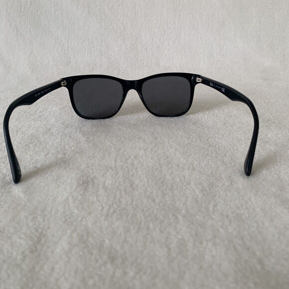 RAY BAN RB5279 2000 Black Mens Rectangle Full Rim Eyeglasses 55-18-145 - Picture 4 of 12